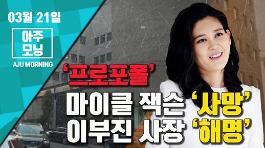 [영상] 마이클잭슨 죽인 ‘프로포폴’··· 이부진 사장 주총서 해명할 듯 [아주모닝]