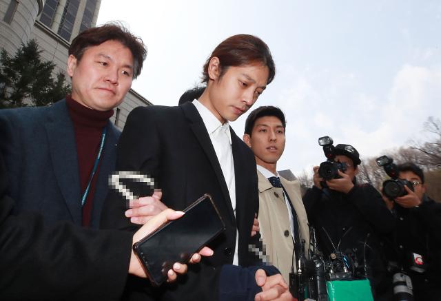Jung Joon-young taken into custody after court hearing on habeas corpus
