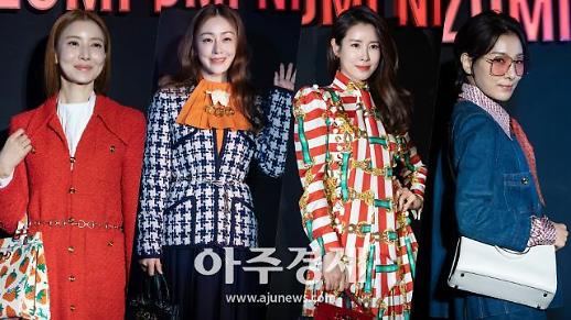 [슬라이드 화보] ​청담동 구찌 행사에 모인 스카이캐슬 맘 윤세아-오나라-이태란-김서형 (구찌 주미)