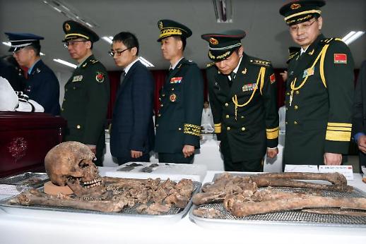 [광화문갤러리]  고국으로 돌아가는 6·25참전 중국군 유해