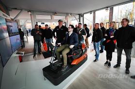 Doosan Infracore showcases remote operation of unmanned excavator in Germany