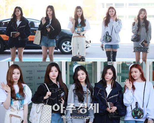 [슬라이드 화보] ​있지(ITZY), 설램 가득했던 뉴욕 출국길 현장 (공항패션)