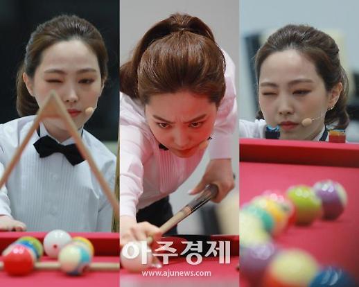 [슬라이드 화보] ​매의 눈 차유람, 미간을 살짝 찌푸리며 초집중