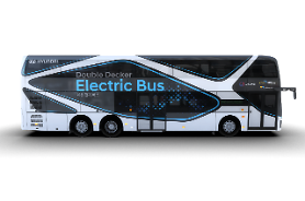 Hyuindai Motors first double-decker electric bus makes debut 
