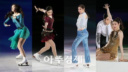 [슬라이드 화보] 90장으로 요약한 김연아 무대 (올댓스케이트 2019)