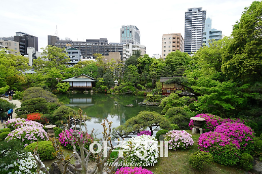 ​[여행을 떠나요] 일본 효고현 고베 도시정원 소라쿠엔 각광