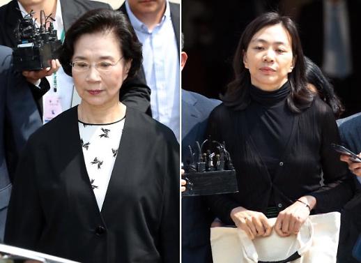 [슬라이드 화보] 도우미 불법고용 한진 이명희·조현아 집행유예