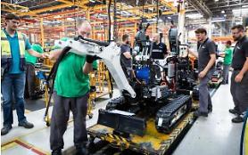 Doosan Bobcat starts production of battery-powered compact excavator