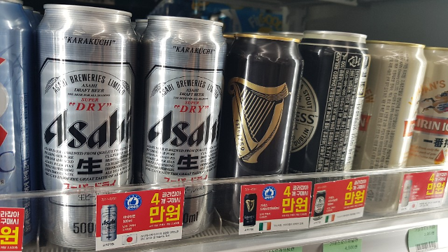 ‘불매운동 직격탄’ 일본맥주 7월 수입액, 전월대비 45% 추락