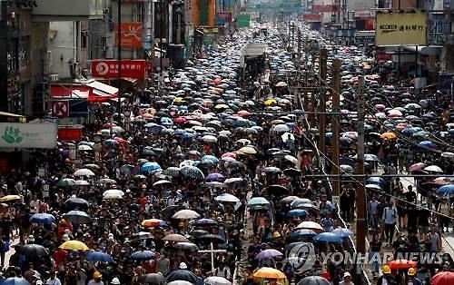 [NNA] 홍콩국제공항서 9~11일 시위?... 인터넷에 참여 호소