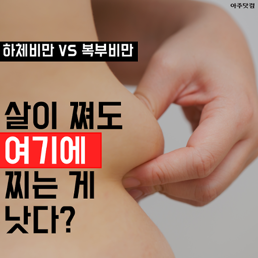 살이 쪄도 여기에 찌는 편이 훨씬 낫다?