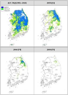 ​(미래의 농어촌)기후변화에 2060년 사과 산지 대구→강원도