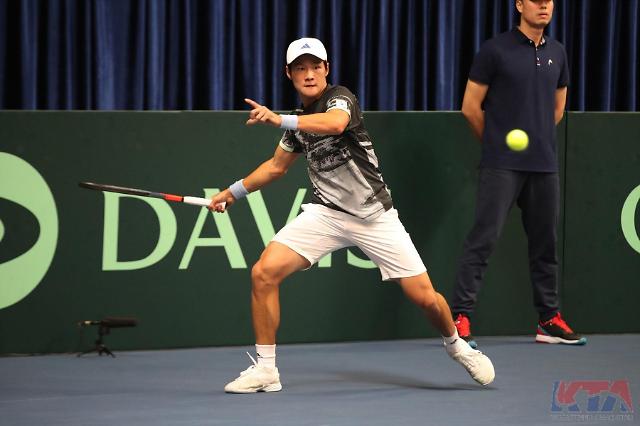 戴维斯杯网球赛：韩国战胜中国晋级世界组资格赛