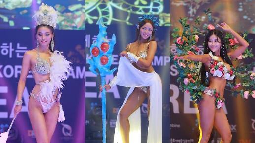 [슬라이드 화보] 머슬마니아 꽃, 미즈비키니 참가자들