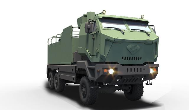 Kia releases rendered image of next-generation military bulletproof vehicle