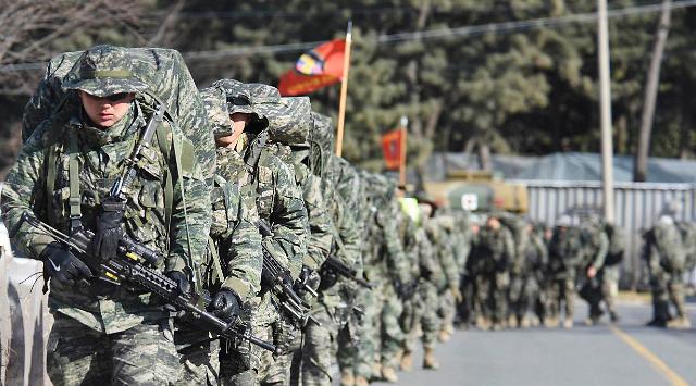 韩人口减少或导致服兵役人数大减 军方计划放宽入伍标准