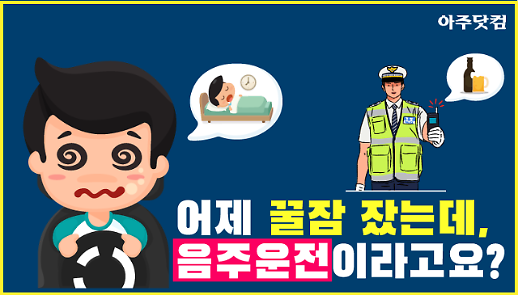 꿀잠 잤는데 음주운전? 술 종류별 알코올 분해 시간 (위드마크 공식) [아주경제 차트라이더]
