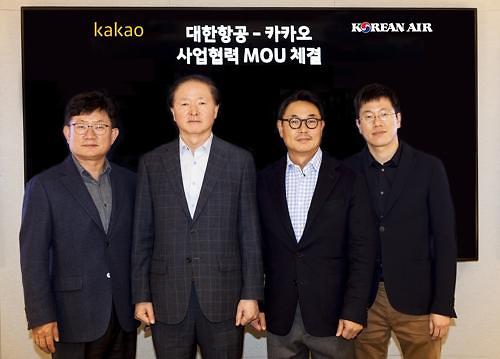 Korean Air partners with Kakao to develop convenient services for passengers