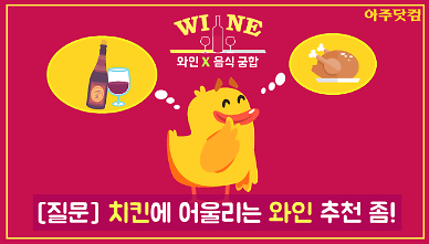 치킨에 어울리는 와인은? 와인 X 음식 추천 조합! [아주경제 차트라이더] 