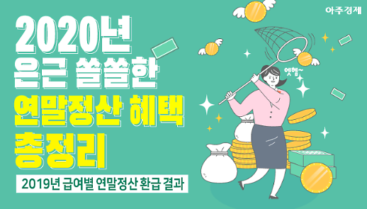 연봉 3000만원이면 세금환급 100%? 연말정산 혜택 총정리 [아주경제 차트라이더] 