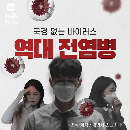[카드뉴스] 국경 없는 바이러스... 신종 코로나로 범유행전염병 톺아보기