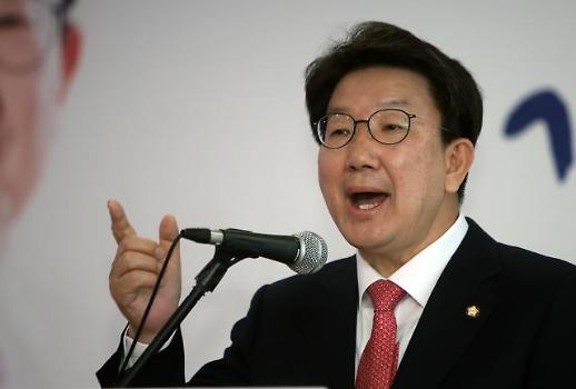 [포토] 통합당 권성동 의원, 무소속 출마 선언