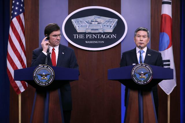 韩美国防部长官通电话 就防卫费分担金进行讨论