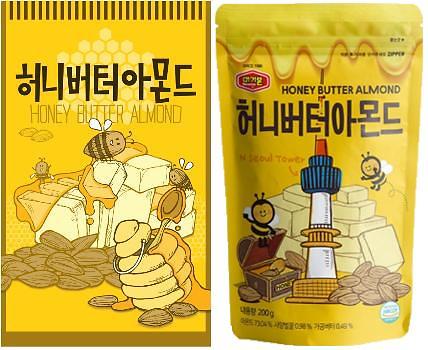 韩高等法院判定大热零食“蜂蜜黄油扁桃仁”商标具有认知度