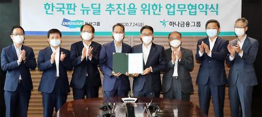 하나·우리금융, 한국판 뉴딜에 각각 10조 투입  