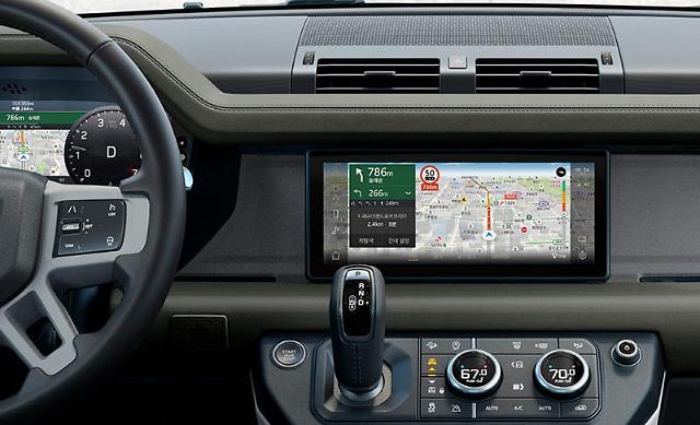 SK Telecoms customized car navigation service applied to Jaguar Land Rover