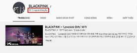 Kênh Youtube của BLACKPINK đạt 50 triệu người theo dõi…Nghệ sĩ châu Á đầu tiên đạt nút Ruby