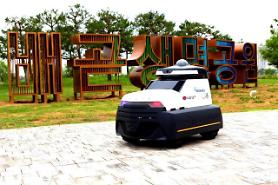 LG Upus works with Mando to commercialize outdoor self-driving patrol robots