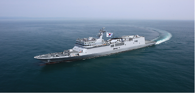 S. Korean navy takes delivery of first ship for cadet training