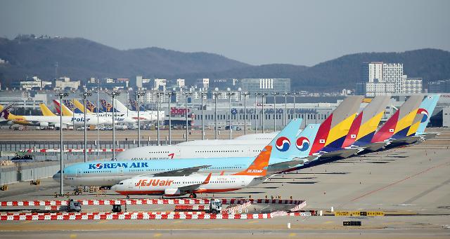 疫情下去年韩航空交通量减半 日均千余架次航班起降