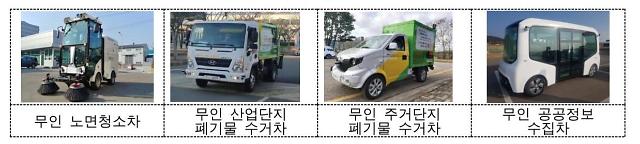 Unmanned street cleaning vehicles deployed in Gwangju for test run