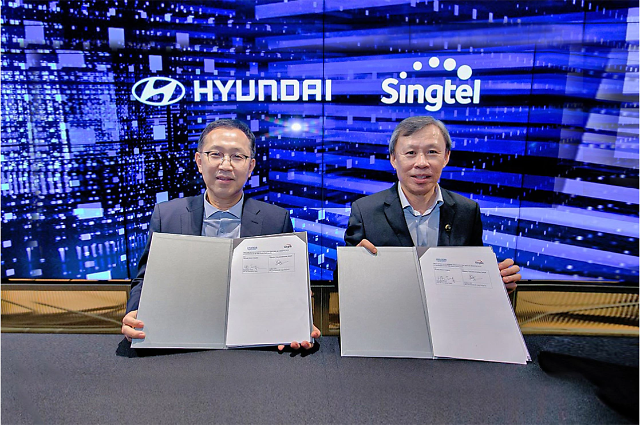 Hyundai auto group forges partnership with Singapores Singtel