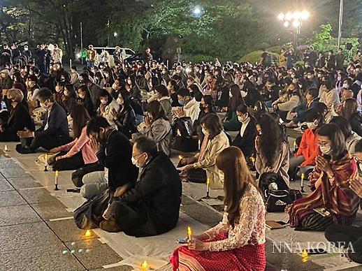 [NNA] 미얀마 시위 희생자 추모집회, 日 도쿄에서 열려