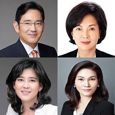 [삼성가 상속後] 이재용 등 유족 4인, 국내 주식부호 톱4 차지