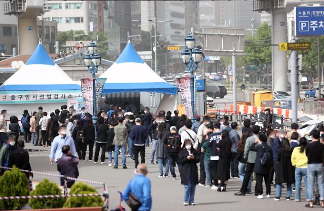 韩国新增564例新冠确诊病例