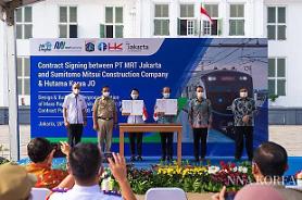 MRT 자카르타, 계약 조인식
