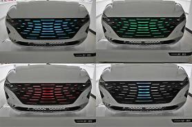 Hyundai Mobis turns car grille into LED lighting device for various scenarios