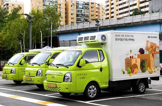 [NNA] 현대車, 포터 EV 신선식품 택배에 투입