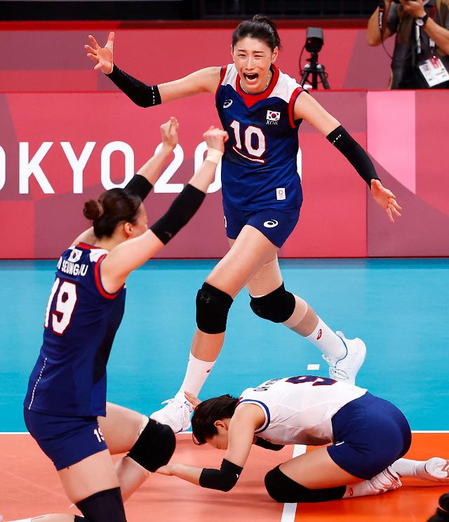 【东京奥运会】金软景个人得分累计115分 排名奥运会女排选手第2位
