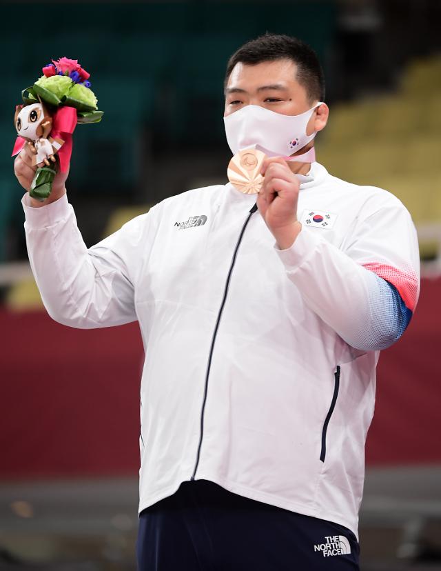 崔光根喜获东京残奥会柔道男子100公斤级铜牌