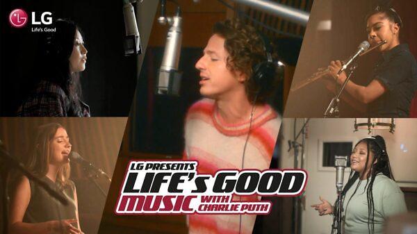 LG Electronics releases campaign music led by American singer-songwriter Charlie Puth