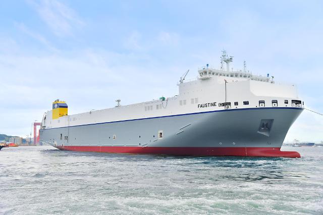 Hyundai Mipo delivers CldNs RORO ship equipped with dual fuel propulsion system   