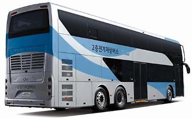 Electric double-decker buses adopted by Seouls satellite cities to help commuters 