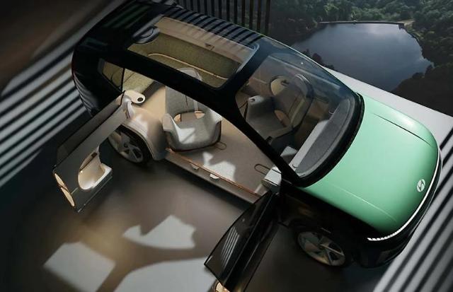 Hyundais new sport utility electric vehicle concept shows hygiene features