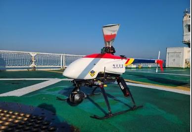 Coastguard introduces surveillance helicopter-type drones to stop illegal Chinese fishing
