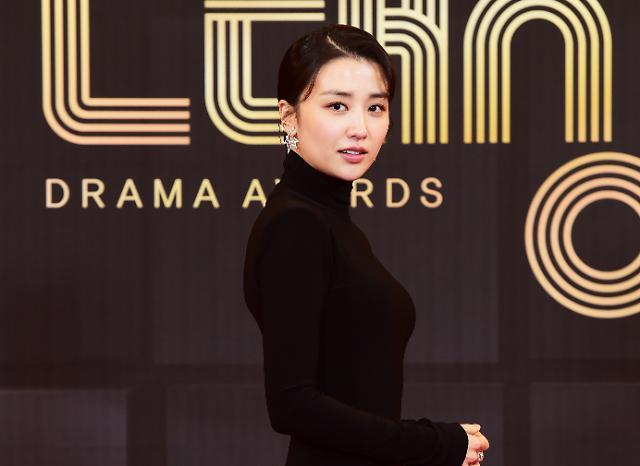 [포토] 박하선, 올블랙 드레스 패션 (2021 MBC 연기대상)